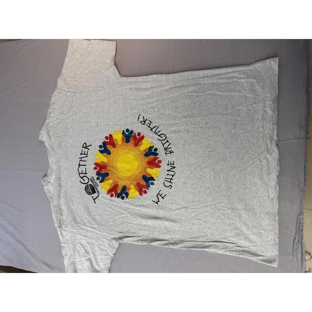 Vintage The United Way T-shirt Kids Way Together We Shine XL